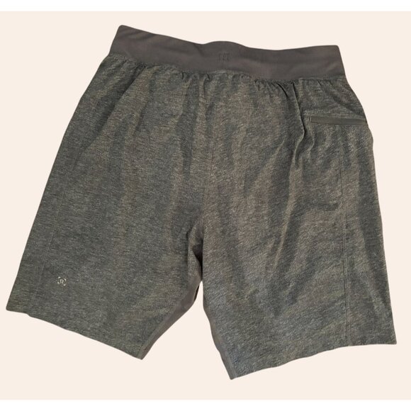 Lululemon T.H.E. Short Luxtreme Liner 9" Heathered Deep Coal Athletic Running M - Picture 4 of 10